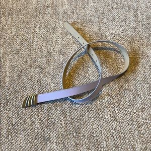 Vintage 1980s Soft Purple and Gold Belt